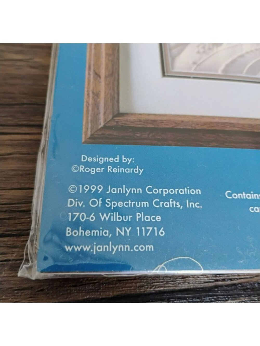 Janlynn Oceans Edge Candlewicking Needlecraft Kit 14" X 14" Cotton Muslin Fabric - Picture 6 of 6